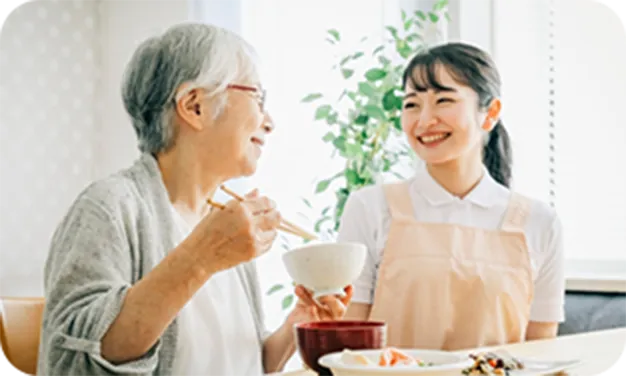 ご入居者様の声を反映した柔軟なお食事のご用意